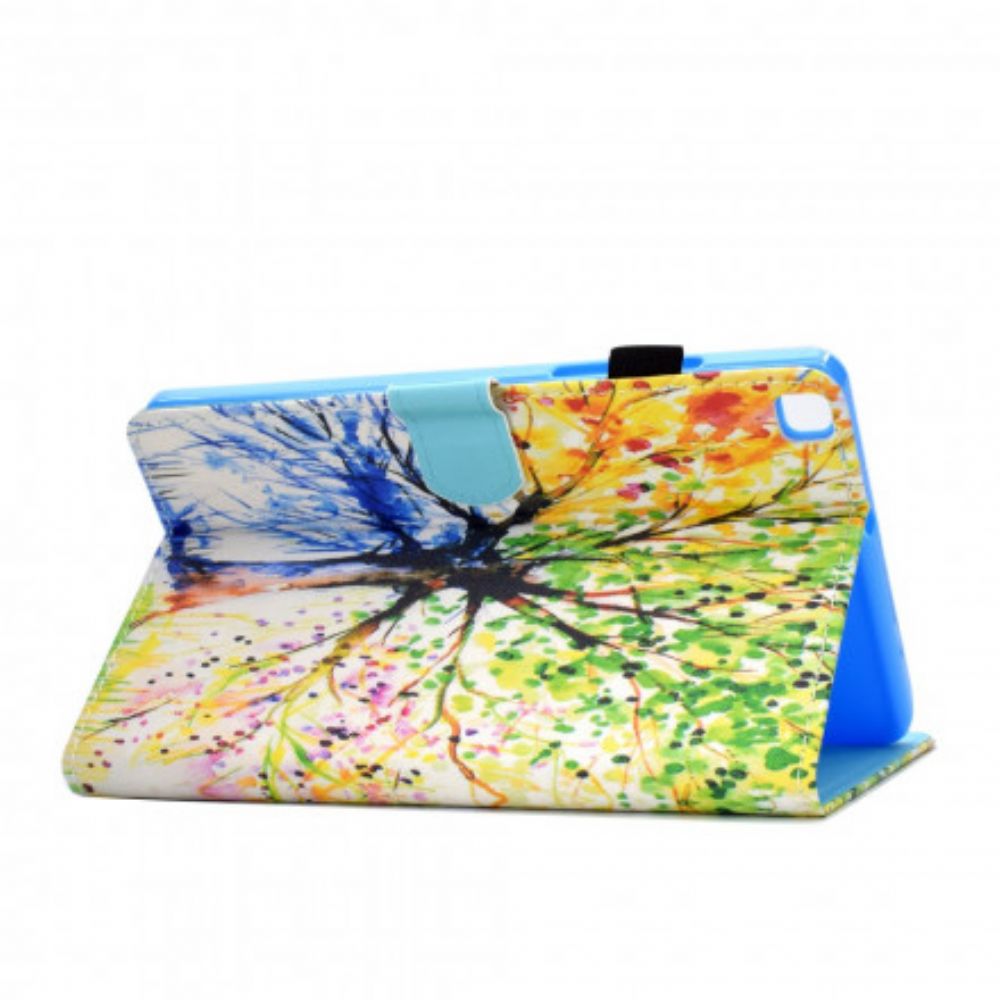 Folio-hoesje voor Samsung Galaxy Tab A7 Aquarel Boom