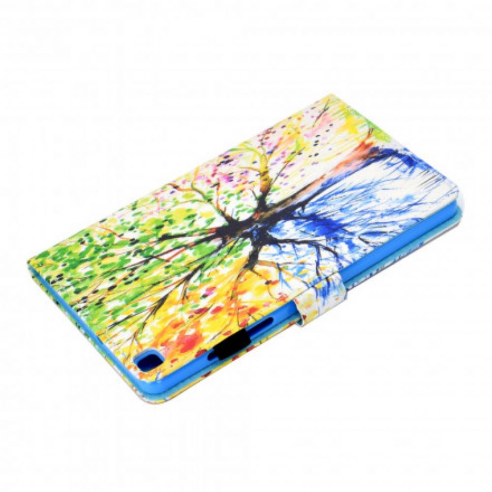 Folio-hoesje voor Samsung Galaxy Tab A7 Aquarel Boom