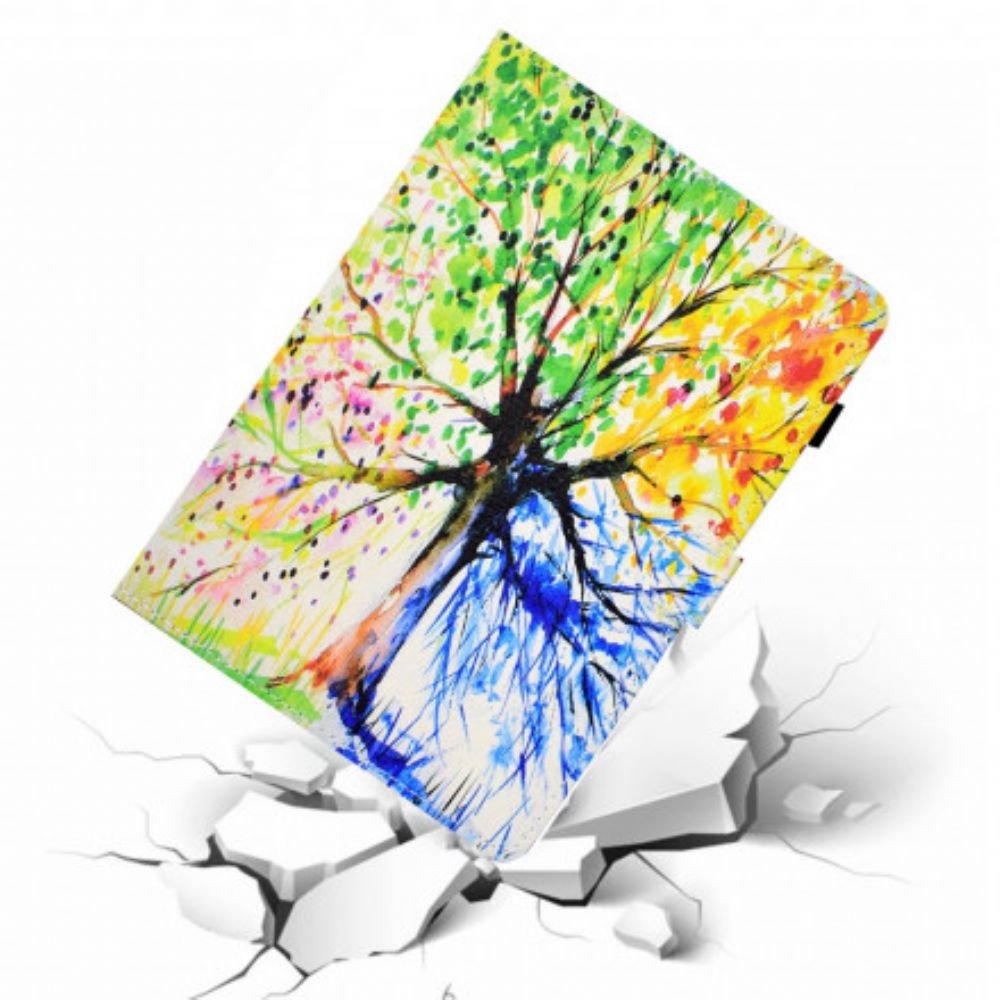 Folio-hoesje voor Samsung Galaxy Tab A7 Aquarel Boom