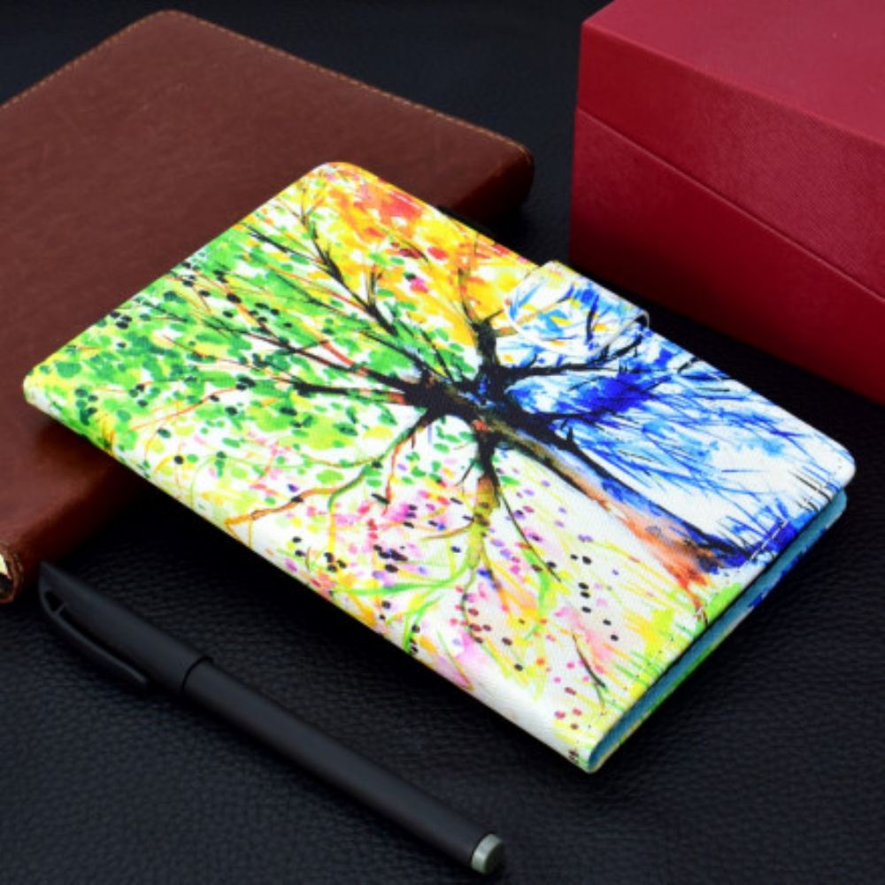 Folio-hoesje voor Samsung Galaxy Tab A7 Aquarel Boom