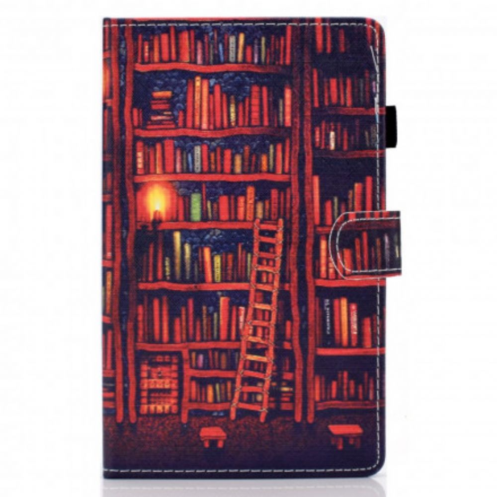 Folio-hoesje voor Samsung Galaxy Tab A7 Bibliotheek