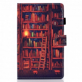 Folio-hoesje voor Samsung Galaxy Tab A7 Bibliotheek