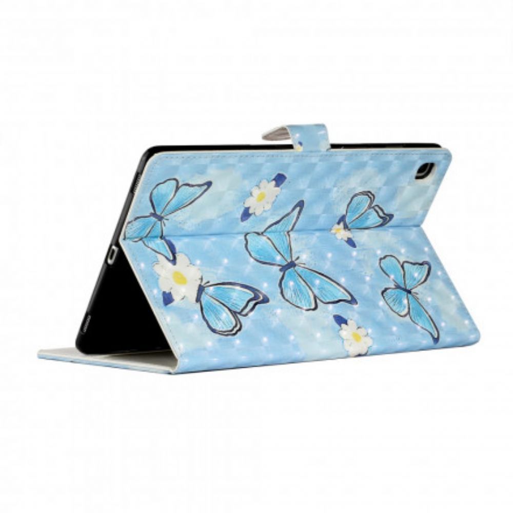 Folio-hoesje voor Samsung Galaxy Tab A7 Blauwe Vlinders