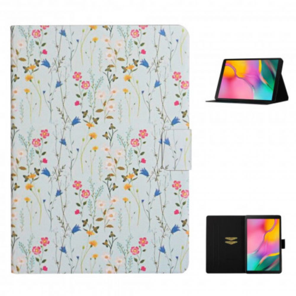 Folio-hoesje voor Samsung Galaxy Tab A7 Bloemen Bloemen Bloemen