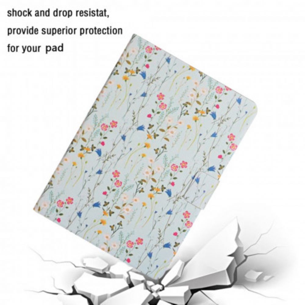 Folio-hoesje voor Samsung Galaxy Tab A7 Bloemen Bloemen Bloemen