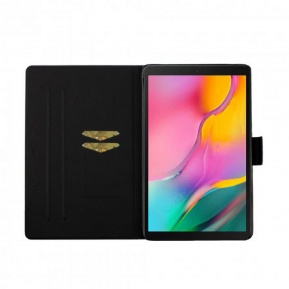 Folio-hoesje voor Samsung Galaxy Tab A7 Bloemen Bloemen Bloemen