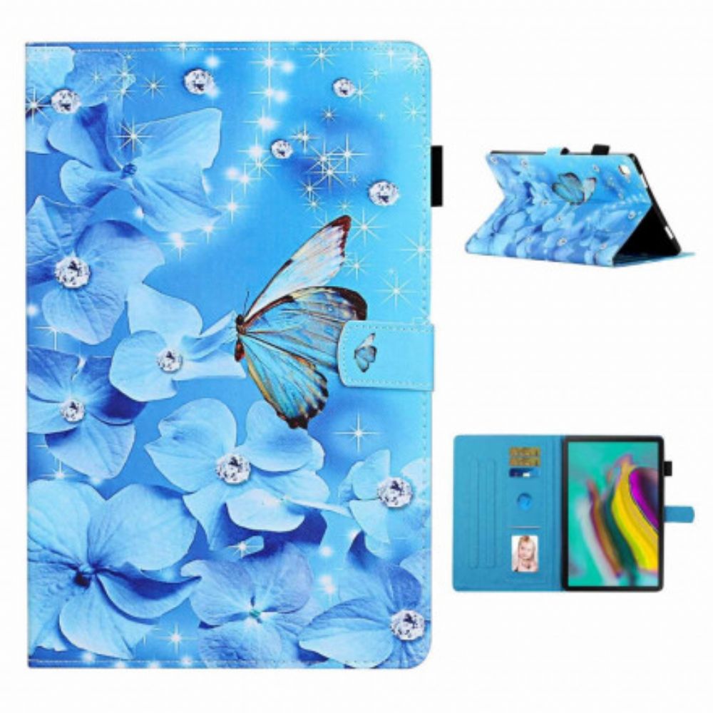 Folio-hoesje voor Samsung Galaxy Tab A7 Diamantvlinders