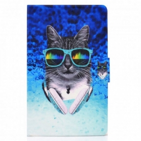 Folio-hoesje voor Samsung Galaxy Tab A7 Dj Kat