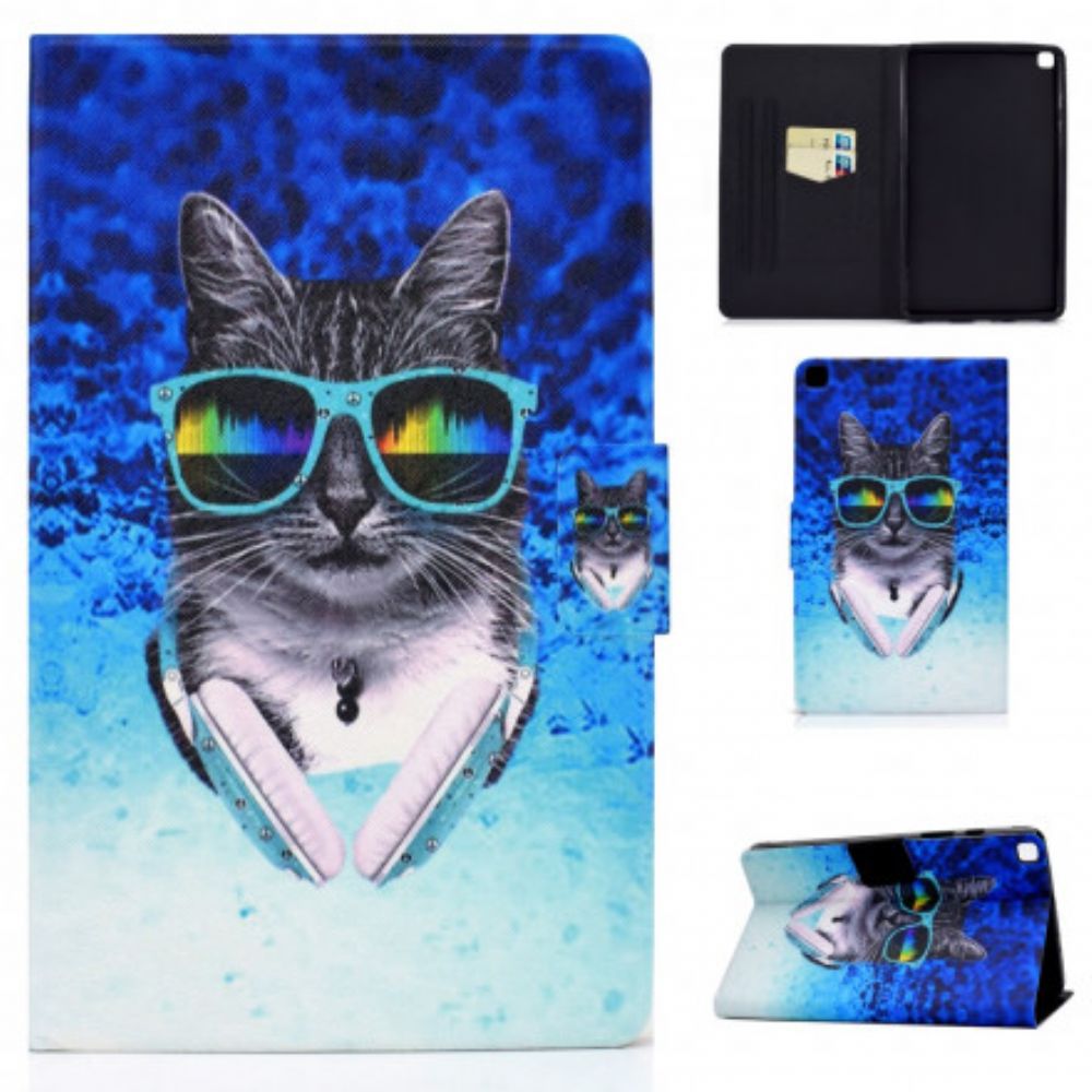 Folio-hoesje voor Samsung Galaxy Tab A7 Dj Kat