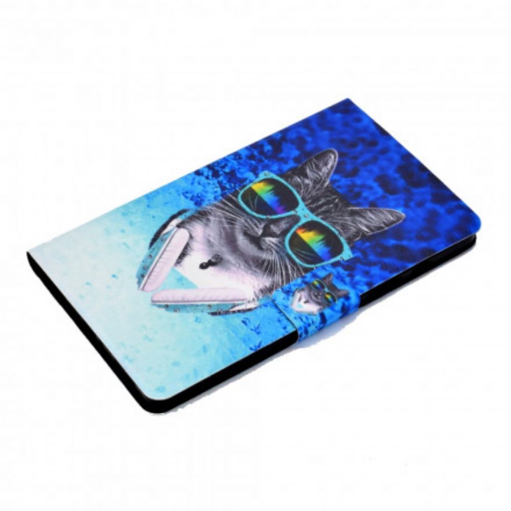 Folio-hoesje voor Samsung Galaxy Tab A7 Dj Kat