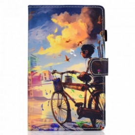 Folio-hoesje voor Samsung Galaxy Tab A7 Fietskunst