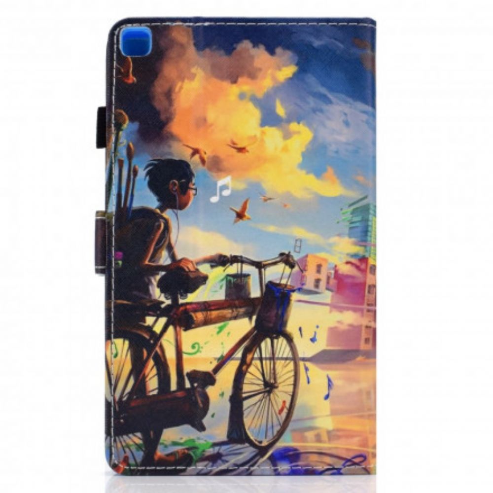 Folio-hoesje voor Samsung Galaxy Tab A7 Fietskunst