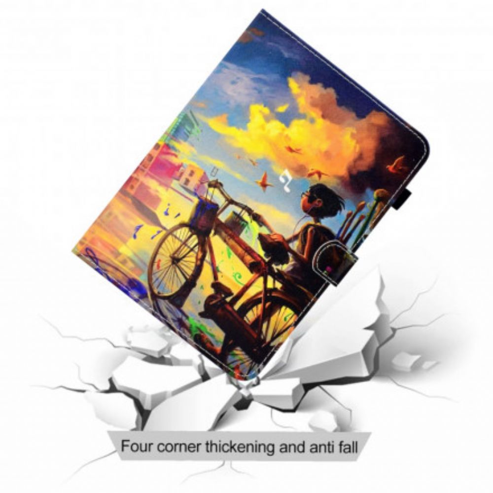 Folio-hoesje voor Samsung Galaxy Tab A7 Fietskunst