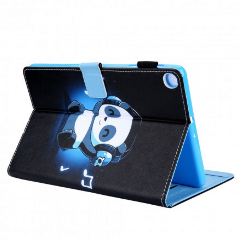 Folio-hoesje voor Samsung Galaxy Tab A7 Funky Panda