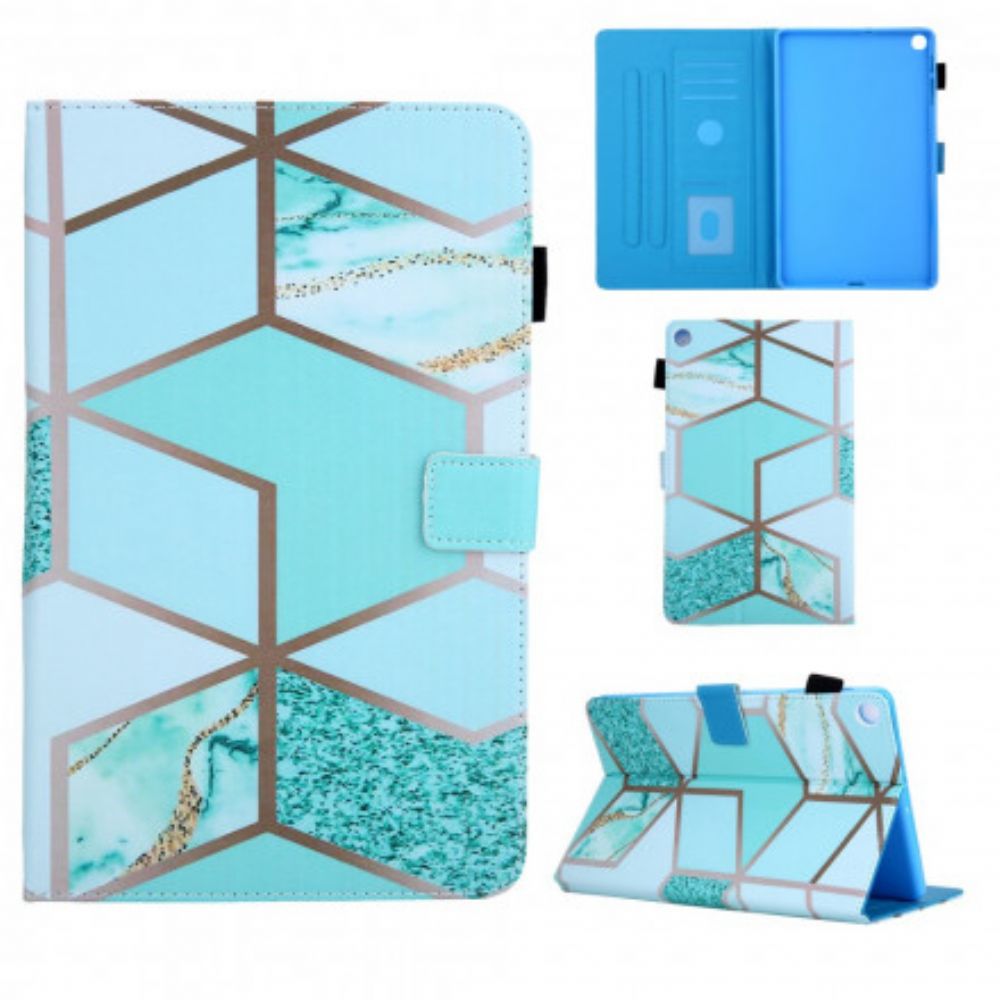 Folio-hoesje voor Samsung Galaxy Tab A7 Geometrisch Patroon