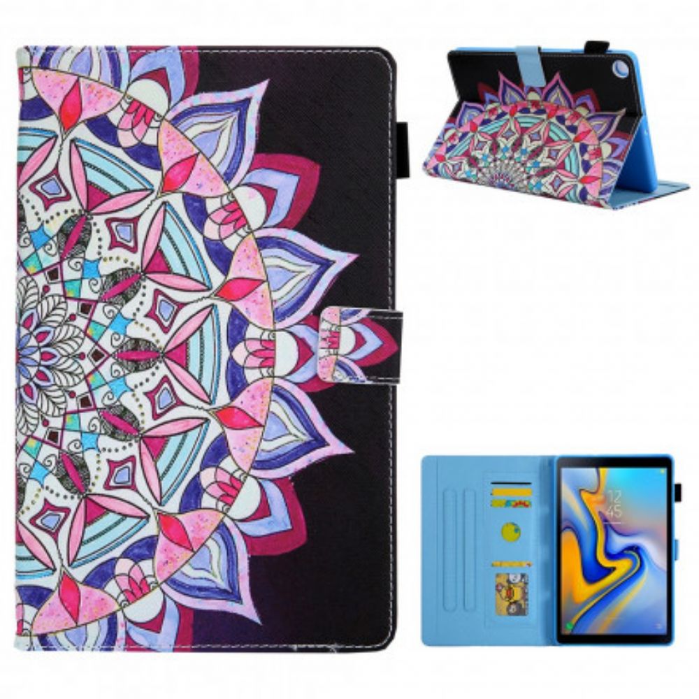 Folio-hoesje voor Samsung Galaxy Tab A7 Grafische Mandala