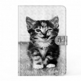 Folio-hoesje voor Samsung Galaxy Tab A7 Lichtvlek Kitten