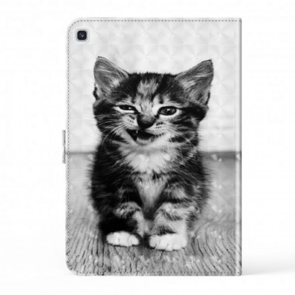 Folio-hoesje voor Samsung Galaxy Tab A7 Lichtvlek Kitten