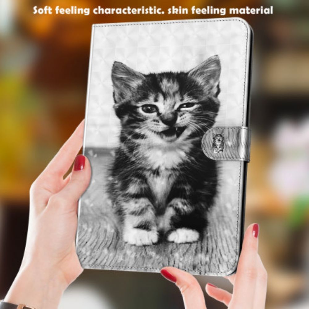 Folio-hoesje voor Samsung Galaxy Tab A7 Lichtvlek Kitten