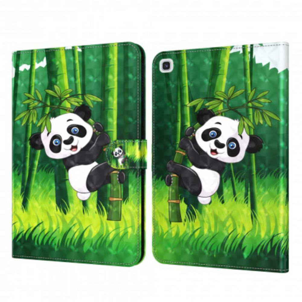 Folio-hoesje voor Samsung Galaxy Tab A7 Lichtvlek Panda