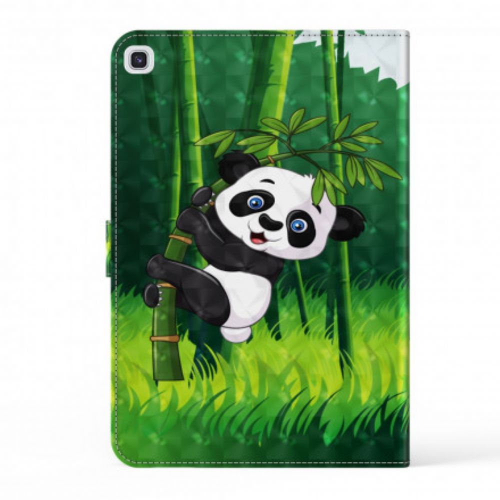 Folio-hoesje voor Samsung Galaxy Tab A7 Lichtvlek Panda