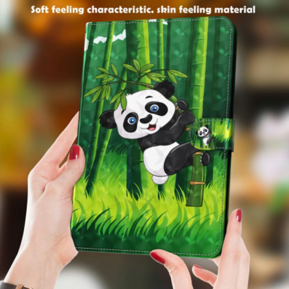 Folio-hoesje voor Samsung Galaxy Tab A7 Lichtvlek Panda