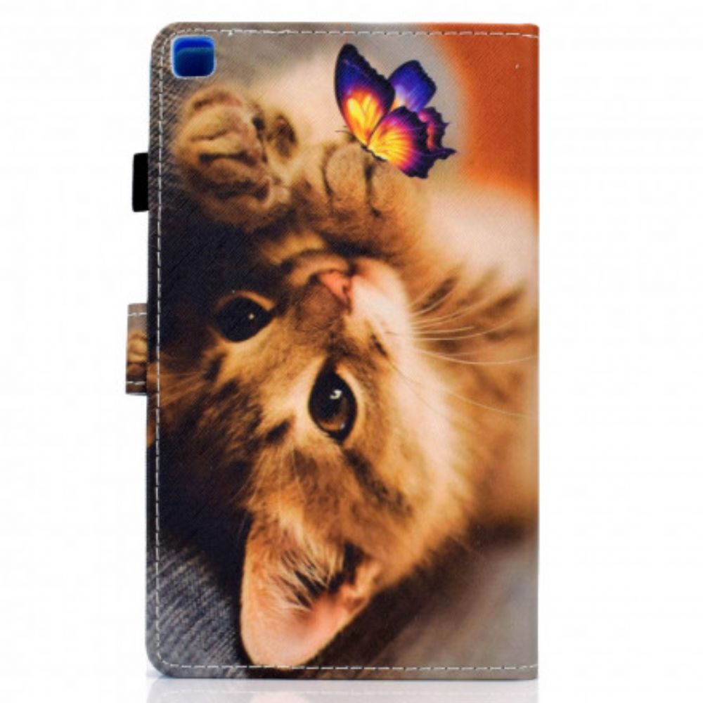 Folio-hoesje voor Samsung Galaxy Tab A7 Mijn Kitten En Vlinder