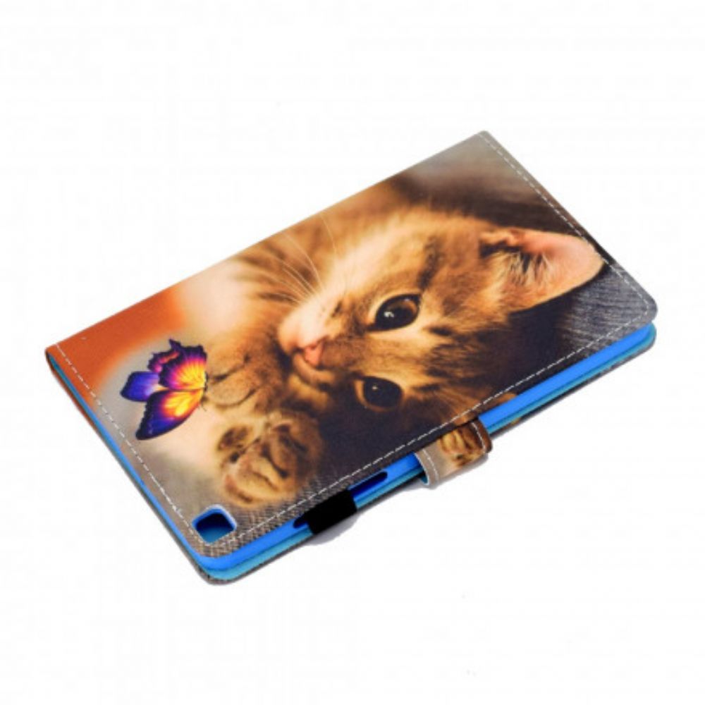 Folio-hoesje voor Samsung Galaxy Tab A7 Mijn Kitten En Vlinder