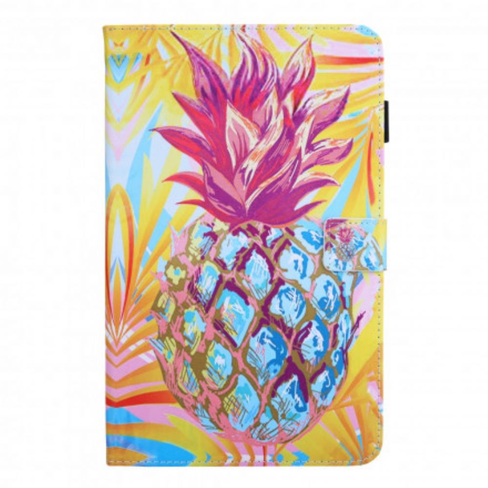 Folio-hoesje voor Samsung Galaxy Tab A7 Oranje Ananas