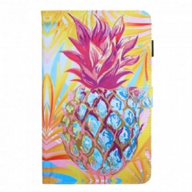 Folio-hoesje voor Samsung Galaxy Tab A7 Oranje Ananas