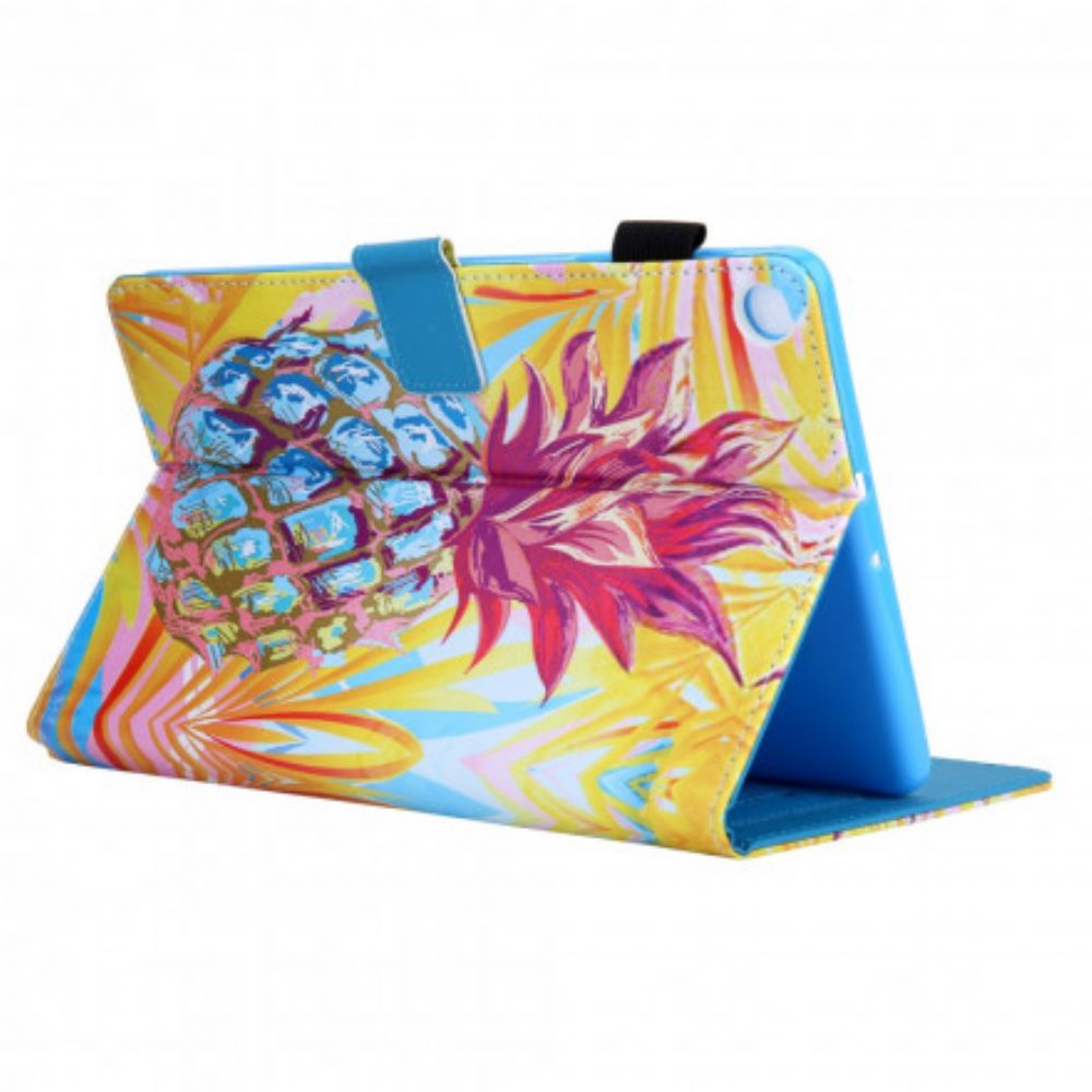 Folio-hoesje voor Samsung Galaxy Tab A7 Oranje Ananas