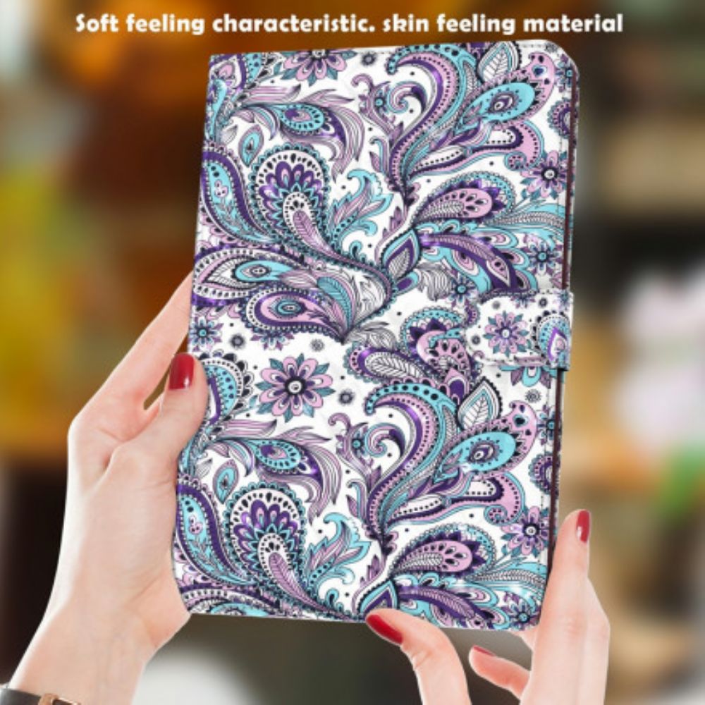 Folio-hoesje voor Samsung Galaxy Tab A7 Paisley-patroon