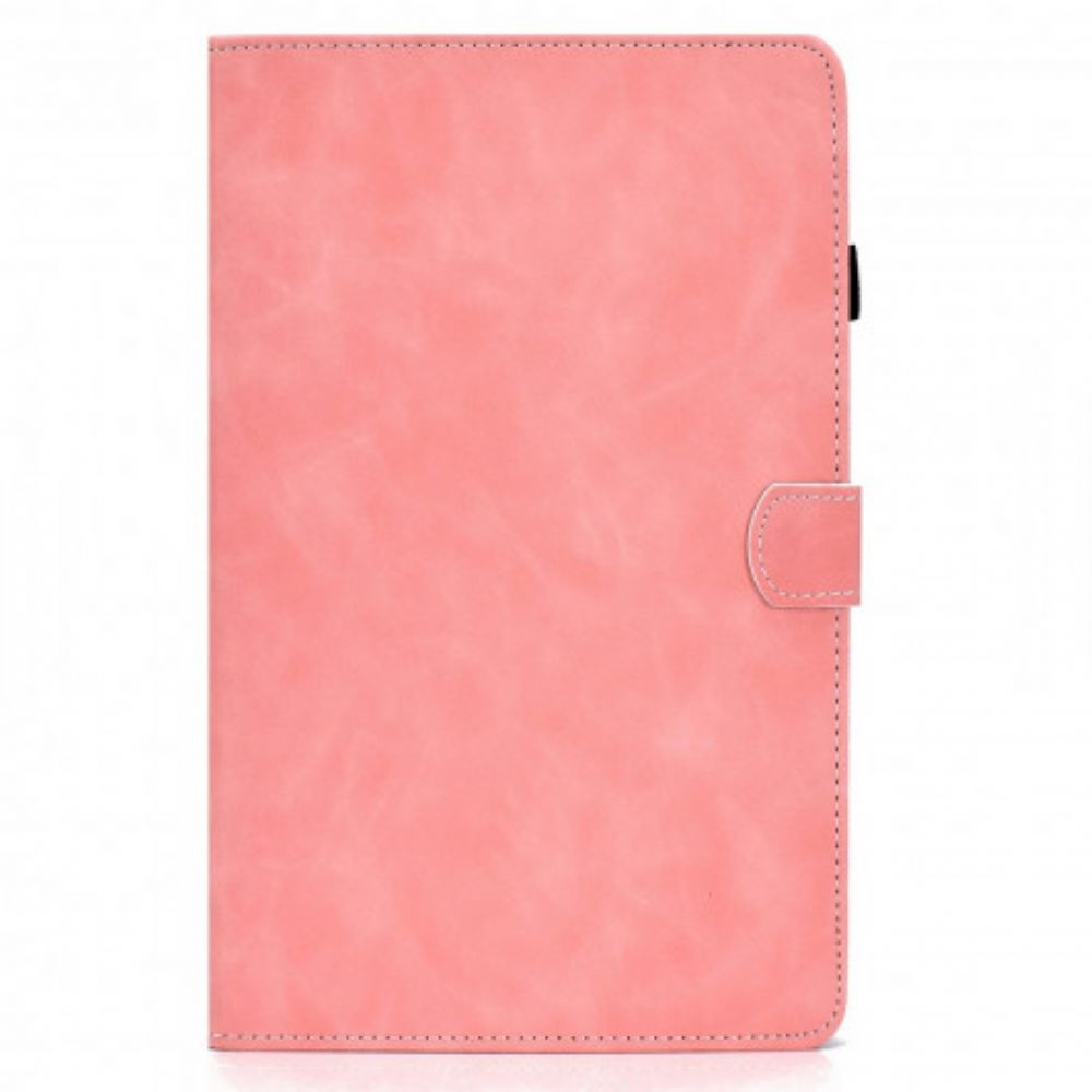 Folio-hoesje voor Samsung Galaxy Tab A7 Vintage Design Leereffect