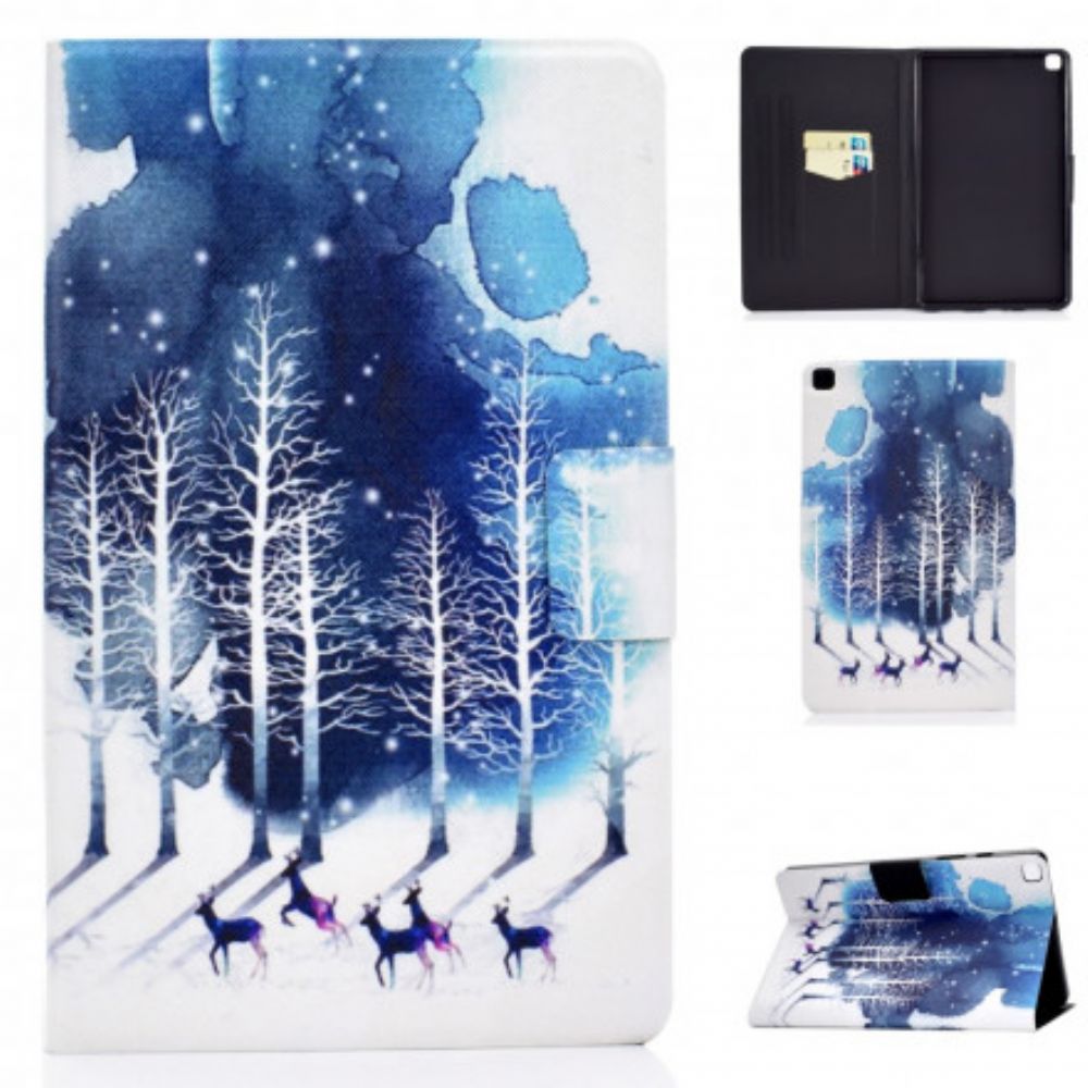 Folio-hoesje voor Samsung Galaxy Tab A7 Winter