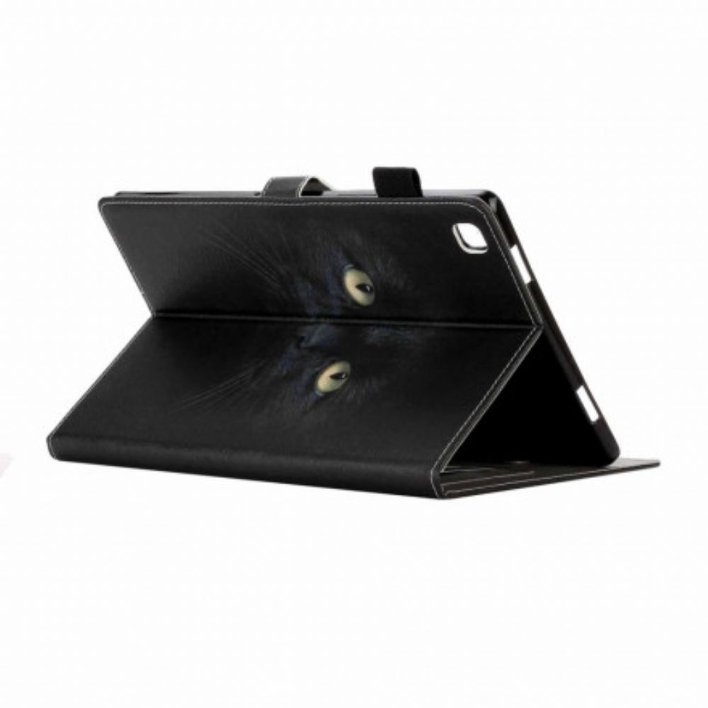 Folio-hoesje voor Samsung Galaxy Tab A7 Zwarte Kattenogen