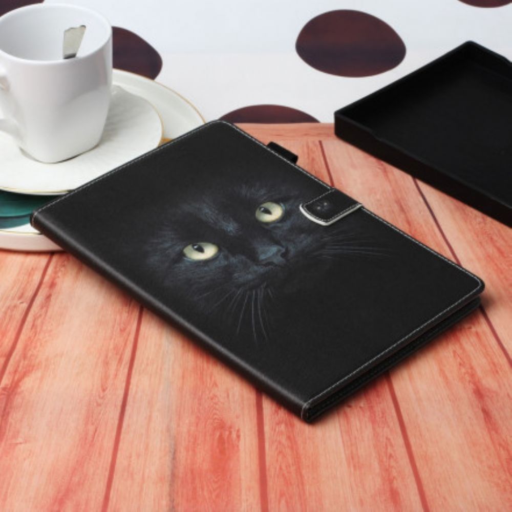 Folio-hoesje voor Samsung Galaxy Tab A7 Zwarte Kattenogen