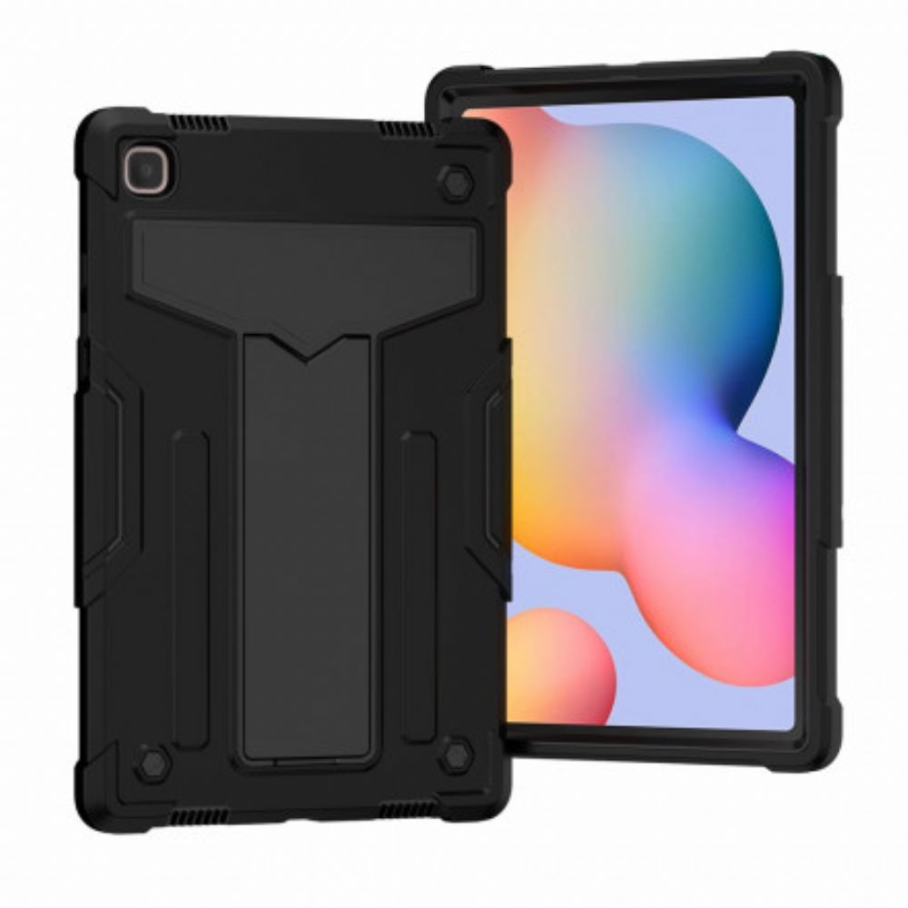 Hoesje voor Samsung Galaxy Tab A7 Resistente Opvouwbare Standaard