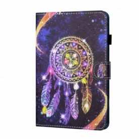 Leren Hoesje voor Samsung Galaxy Tab A7 Dromenvanger Kunst