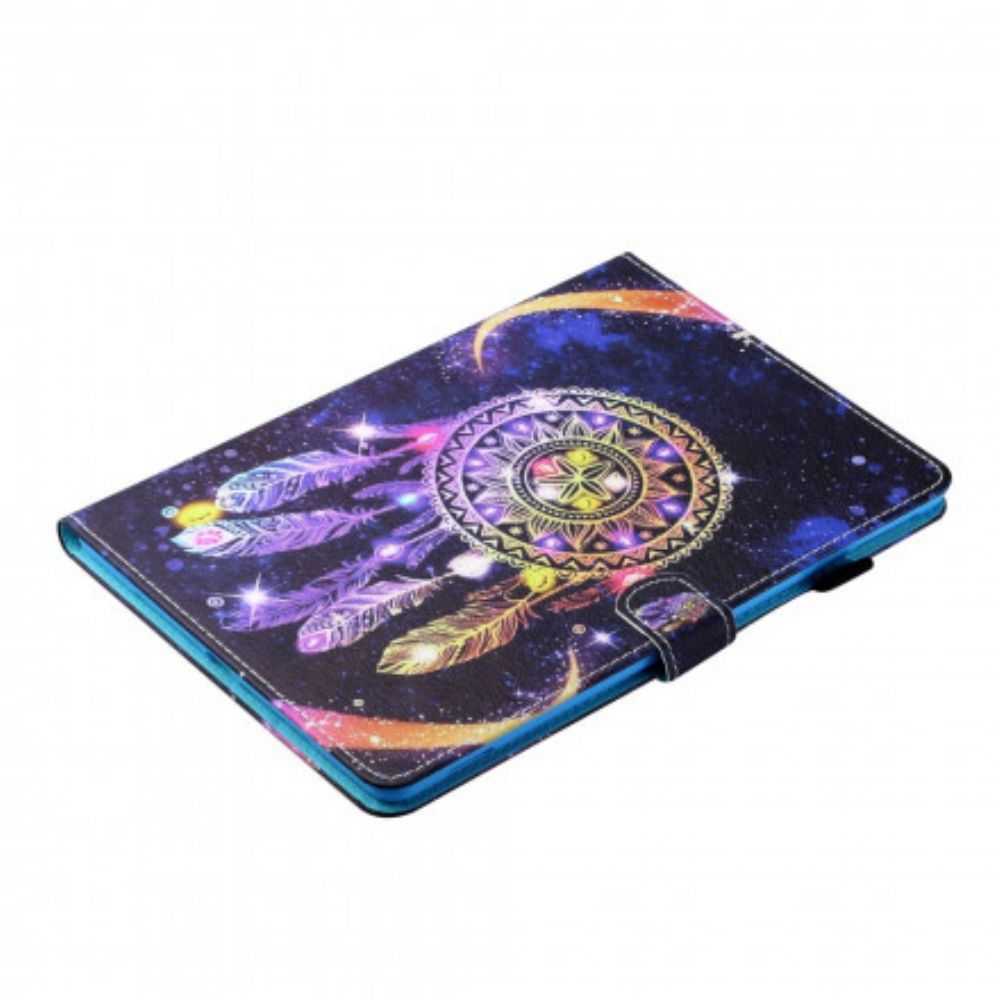 Leren Hoesje voor Samsung Galaxy Tab A7 Dromenvanger Kunst