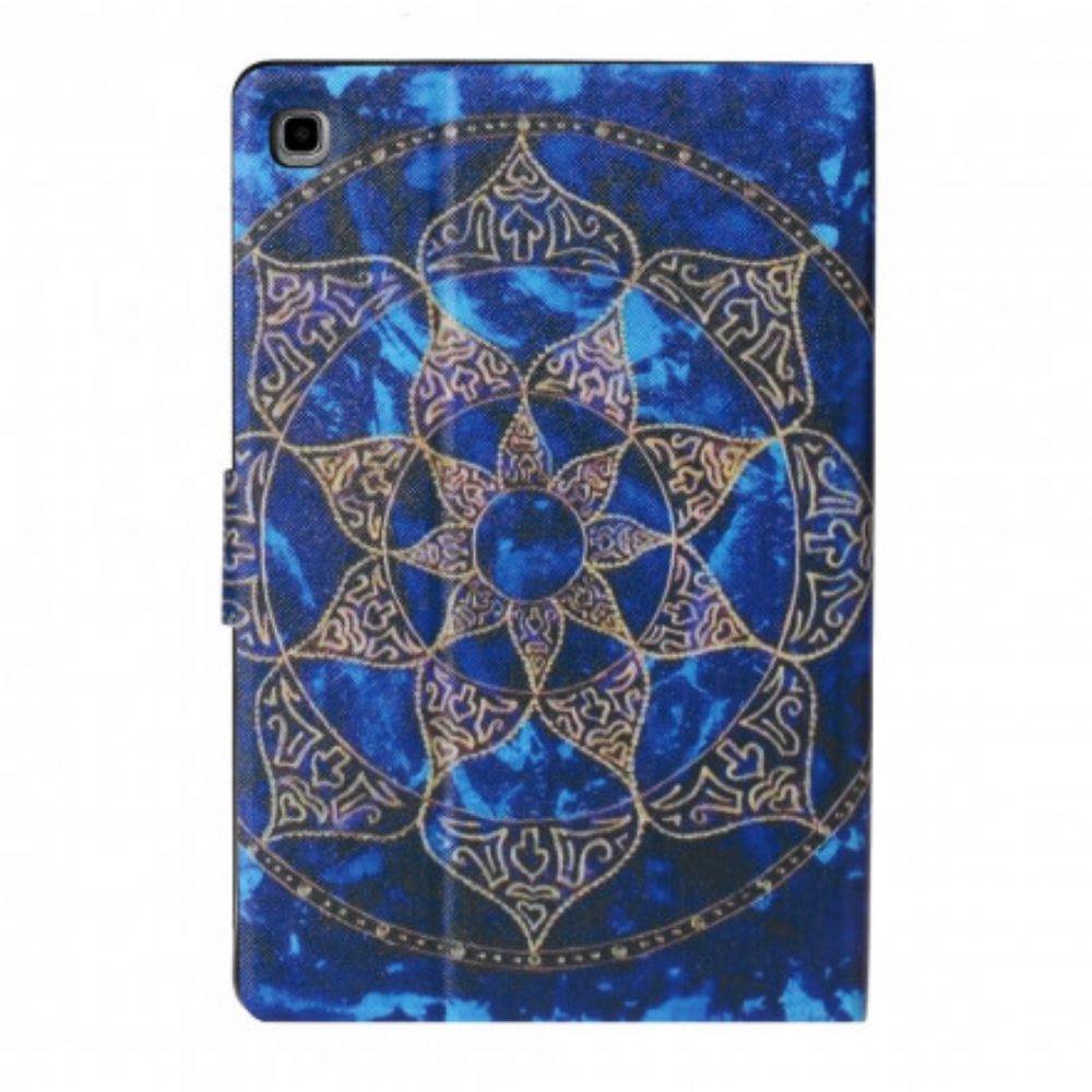 Leren Hoesje voor Samsung Galaxy Tab A7 Koninklijke Mandala