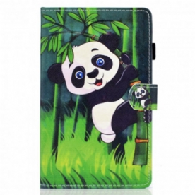 Leren Hoesje voor Samsung Galaxy Tab A7 Panda