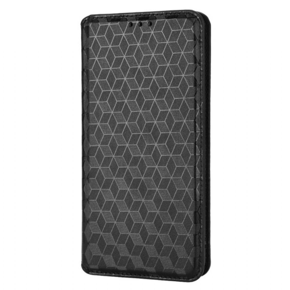 Bescherming Hoesje voor Oppo Find X5 Folio-hoesje Diamant Leder Effect