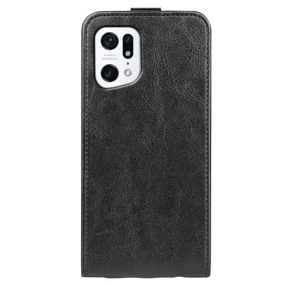 Folio-hoesje voor Oppo Find X5 Flip Case Opvouwbaar