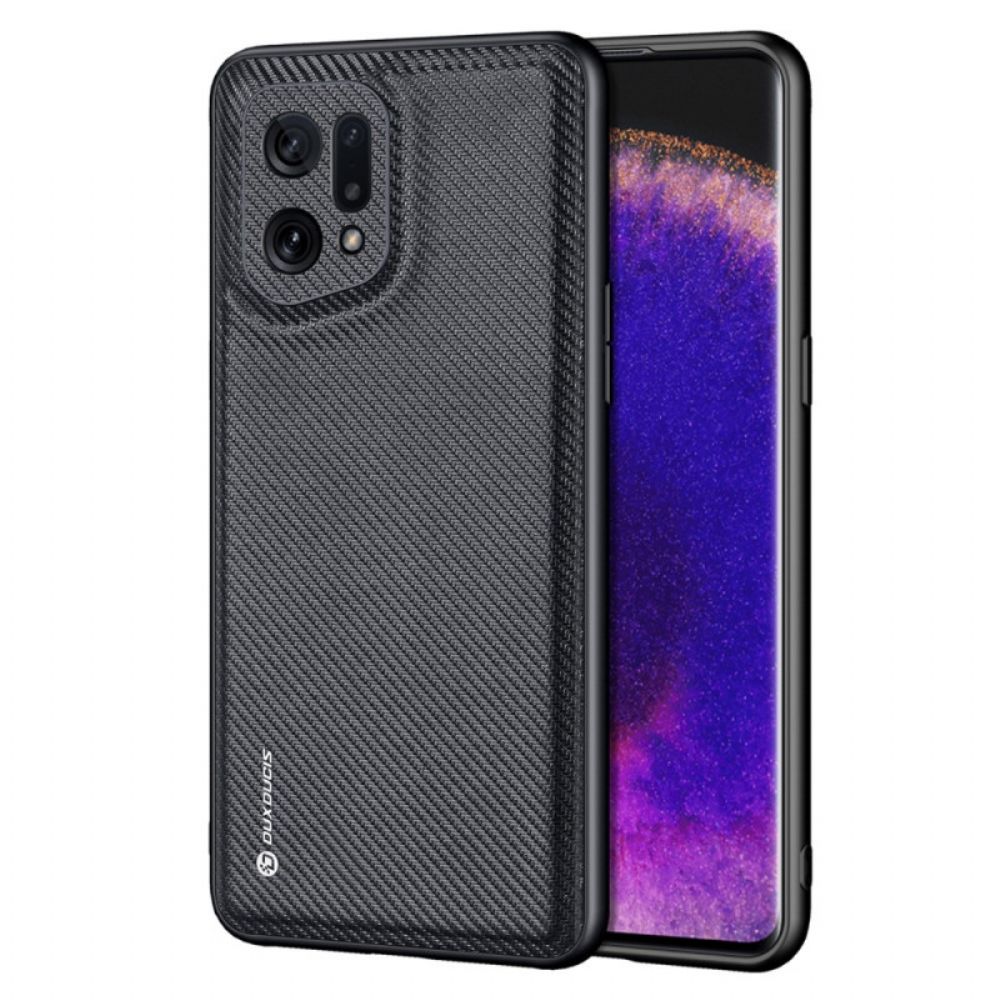 Hoesje voor Oppo Find X5 Dux Ducis Fino-serie Nylon