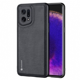 Hoesje voor Oppo Find X5 Dux Ducis Fino-serie Nylon