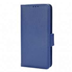 Leren Hoesje voor Oppo Find X5 Folio-hoesje Dubbele Nieuwe Kleuren Flap