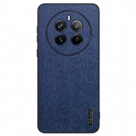 Cover Hoesje Realme 12 Plus 5g Telefoonhoesje Houtstructuur