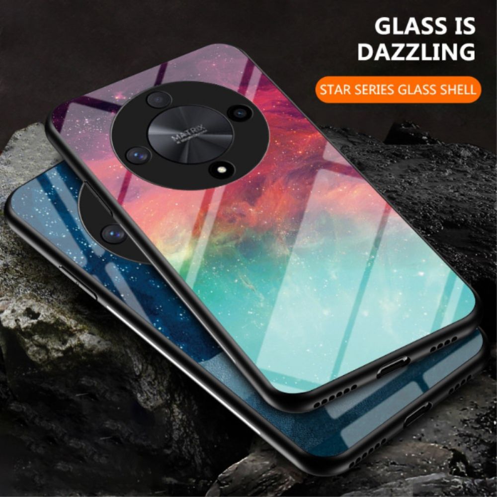 Case Hoesje Honor X9b / Magic 6 Lite Telefoonhoesje Hemelgehard Glas