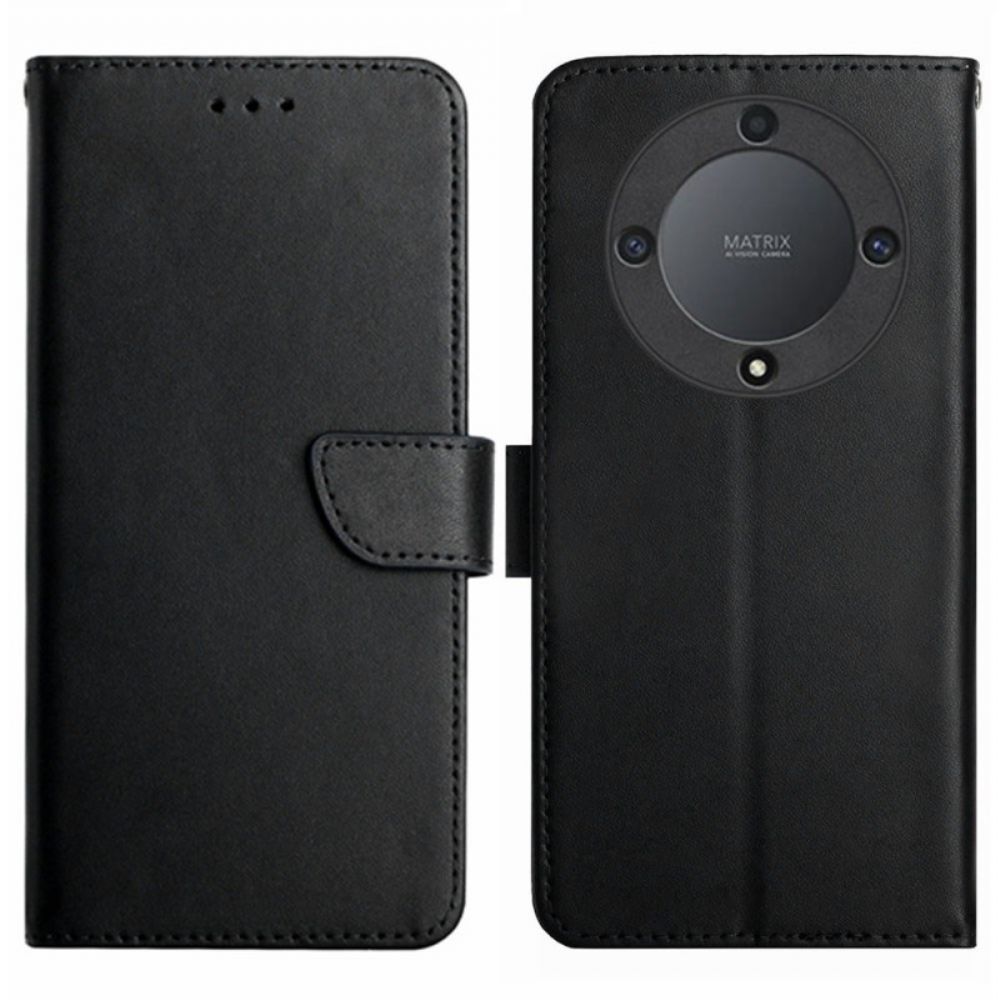 Flip Case Leren Honor X9b / Magic 6 Lite Nappaleer