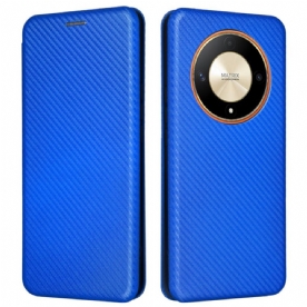 Folio-hoesje Honor X9b / Magic 6 Lite Koolstofvezel